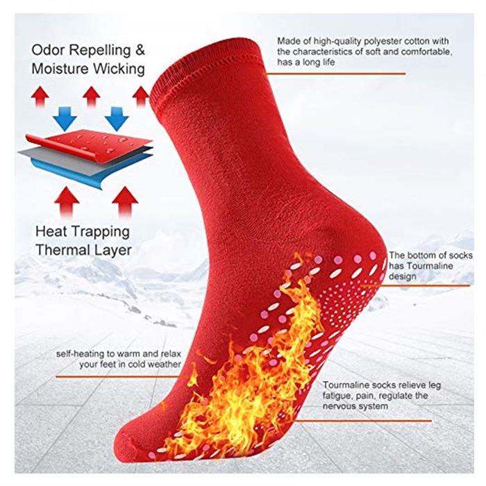 Buy Self Heating Socks For Unisex Therapy Socks/Sarung Terapi Kaki Sakit Saraf Bengkak Stokin